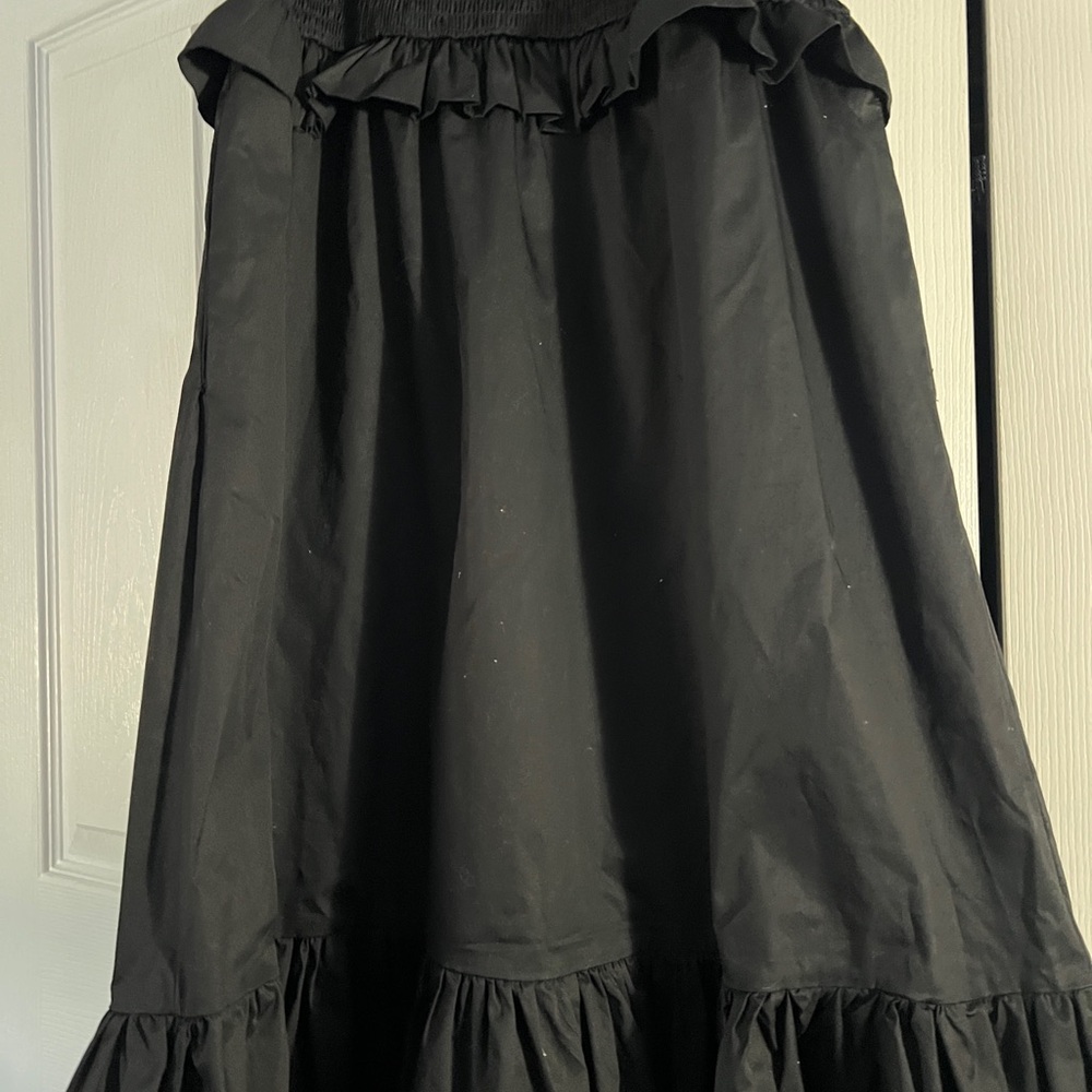 Caroline Constas Black Ruffled  Dress - Picture 4 of 11
